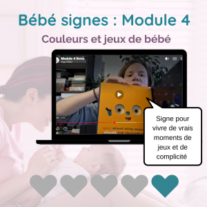 Bébé signes module 4 : Couleurs et activités